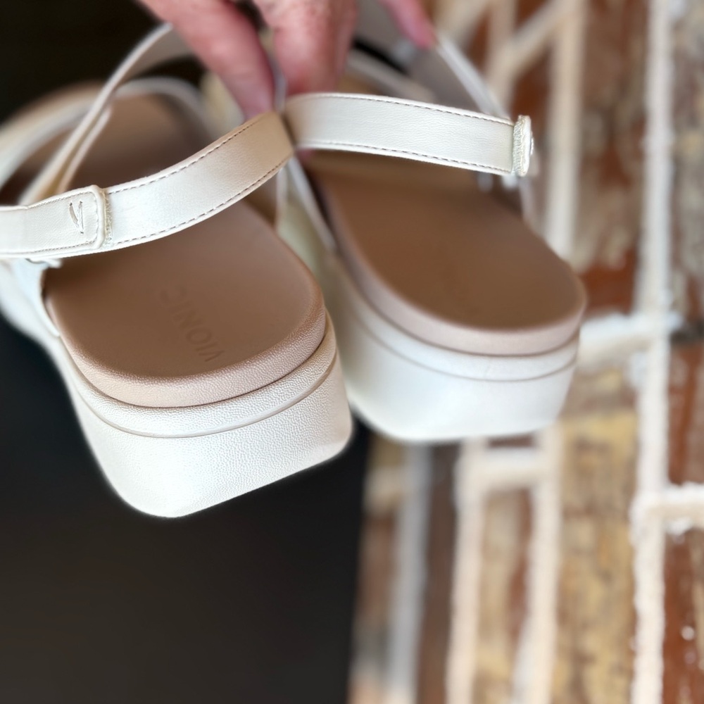 Vionic White Sandals - Picture 9 of 14
